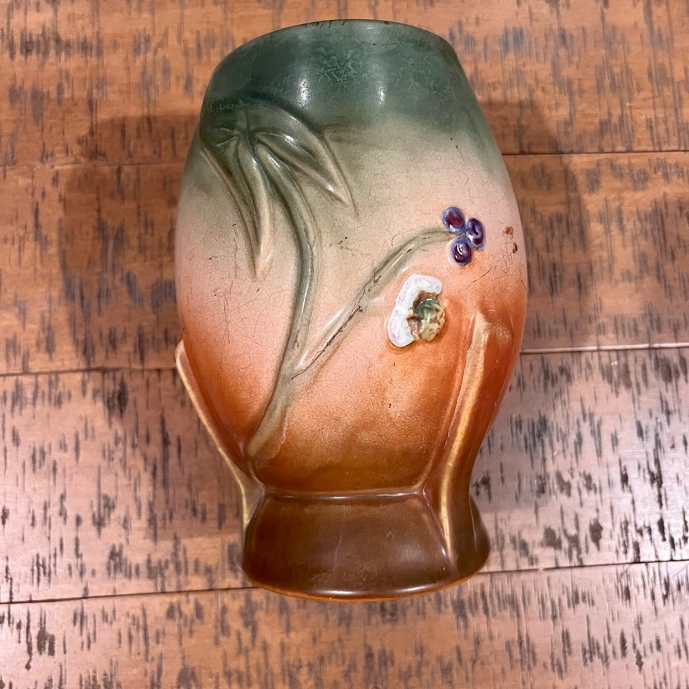 Rare, Early Weller Tutone Flower Vase